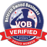This is a special badge given to Veteran Owned Businesses like CANVAS Salon.